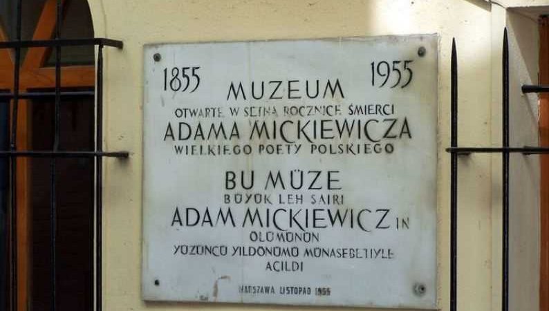 Adam Mickiewicz Müzesi: Bir Polonya Şairinin İstanbul’daki Anısı