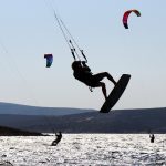 Alaçatı kitesurf ve deniz manzarası