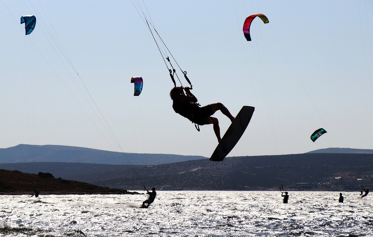 Alacati ruzgar surfu ve deniz