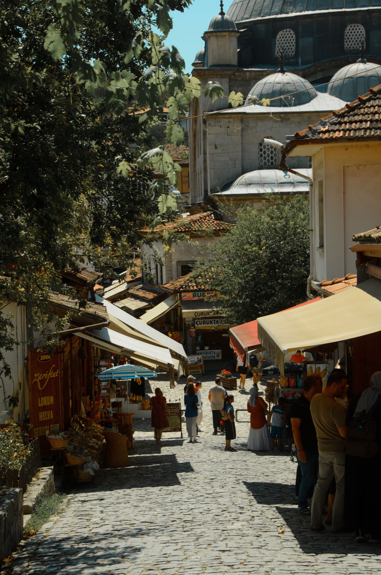 Tarihî Bitlis Çarşısı taş sokak dükkânlar