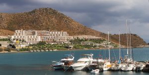 Bodrum marina ve kale genel gorunum
