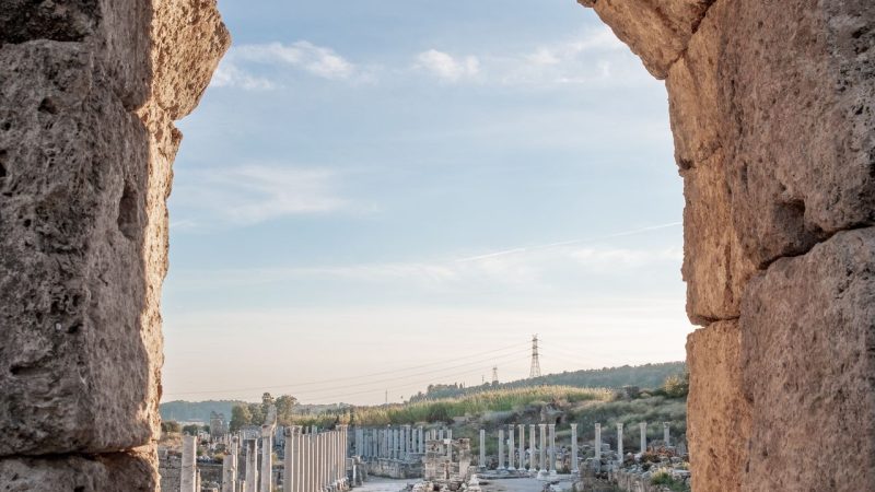 Sia Ören Yeri (Taşandam): ormandaki antik kalıntılar