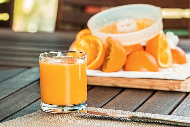 Taze portakal suyu ve C vitamini kaynakları