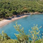Datça plajı ve sakin koyu