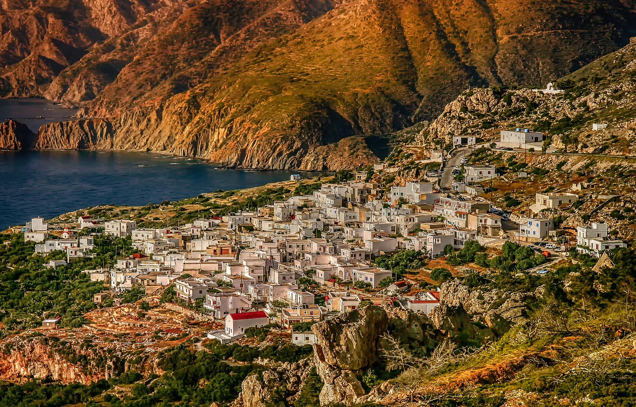Datca yarimadasi dogal kiyi manzarasi