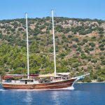 Marmaris gulet teknesi ve koy
