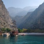 Oludeniz yamac parasutu ve deniz manzarasi