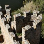 Almourol Kalesi yuvarlak kuleleri