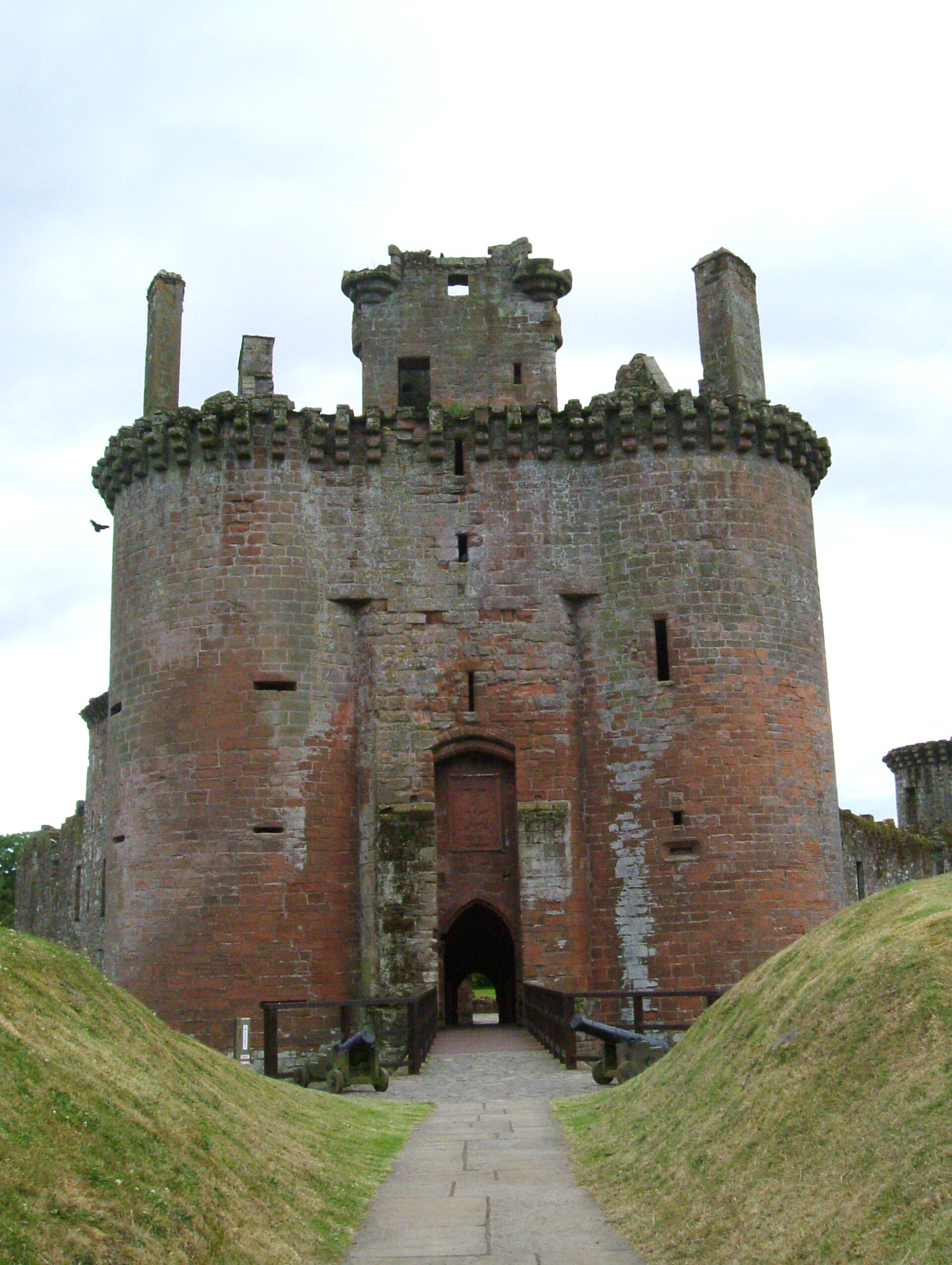 Caerlaverock Kalesi kapı evi