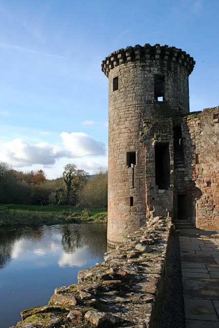 Caerlaverock Kalesi kulesi