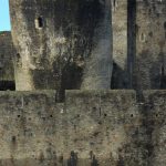 Caerphilly Kalesi eğik güneydoğu kulesi
