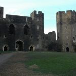 Caerphilly Kalesi iç avlu