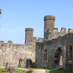 Conwy Kalesi avlusu