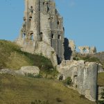 Corfe Kalesi harabesi