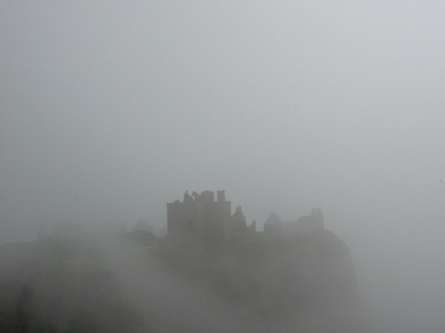 Dunnottar Kalesi manzara