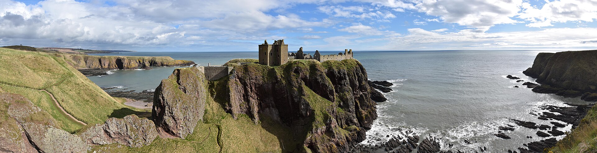 Dunnottar Kalesi panorama