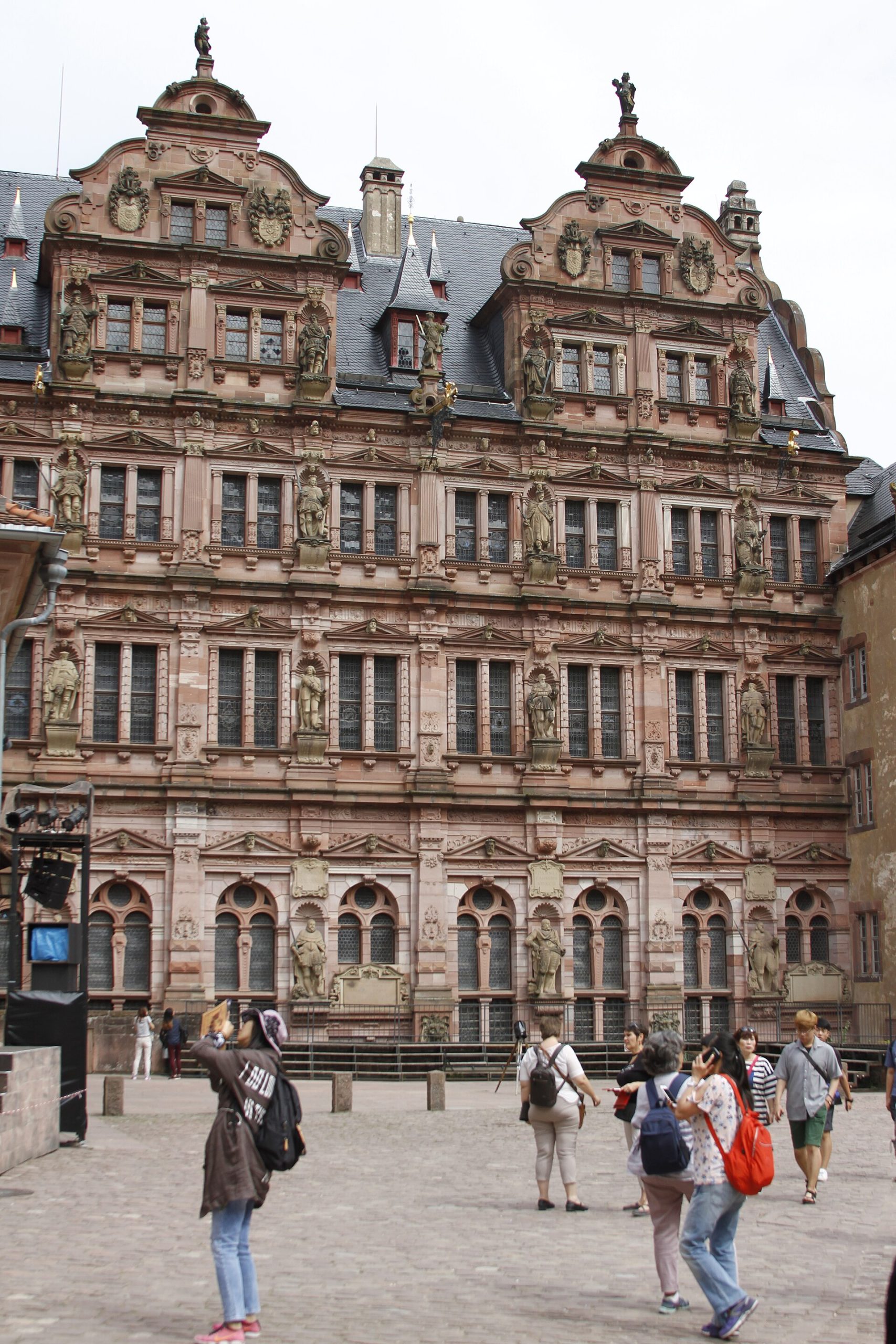 Heidelberg Kalesi iç avlu
