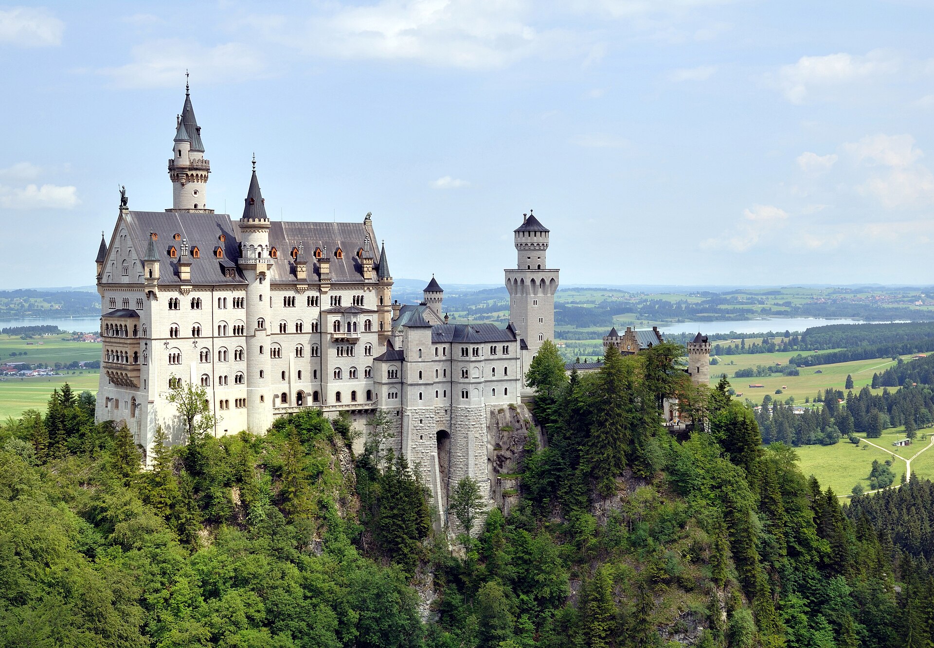 Hohenschwangau Şatosu manzara