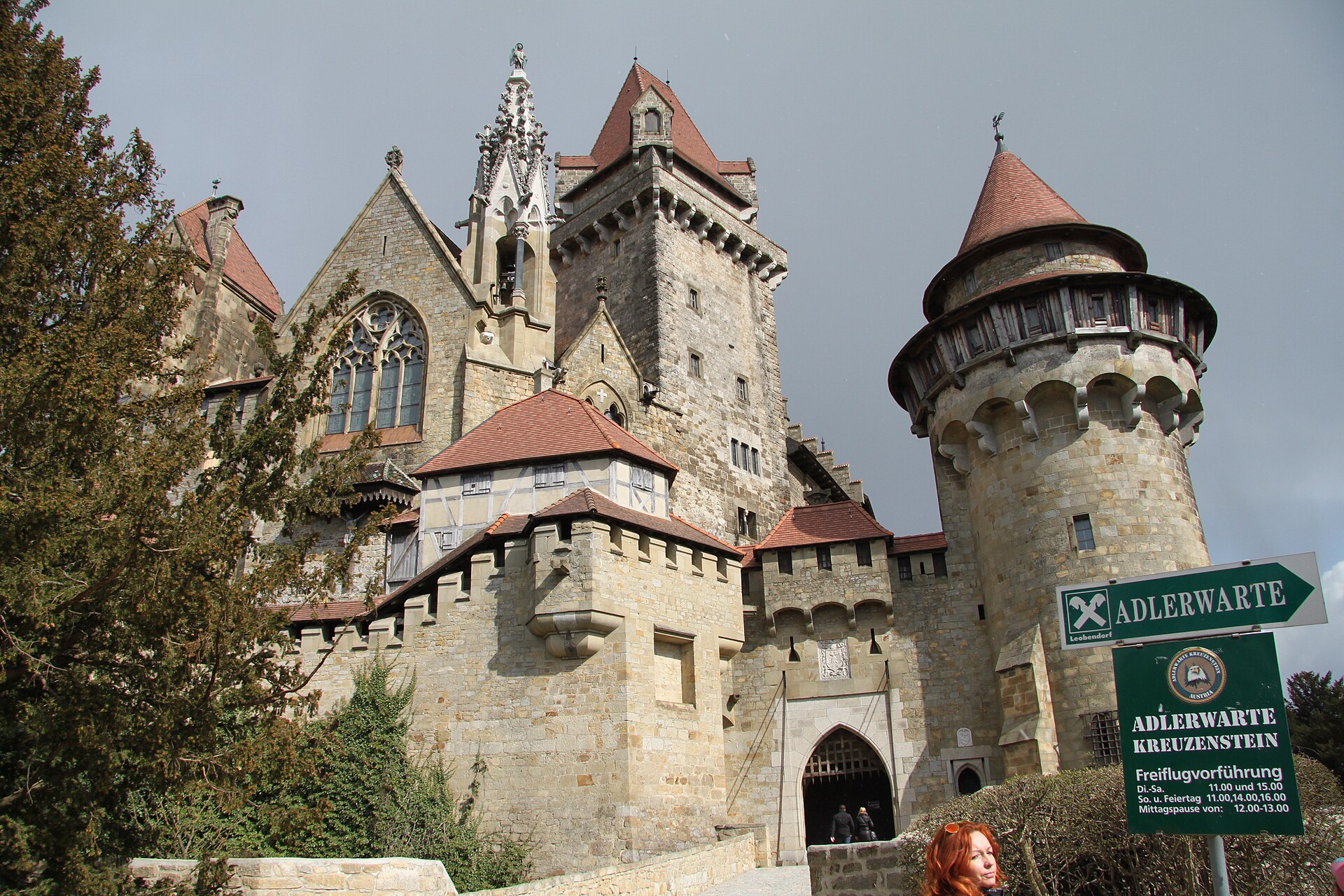 Kreuzenstein Kalesi mimari detay