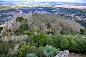 Mağribi Kalesi genel görünüm, Sintra