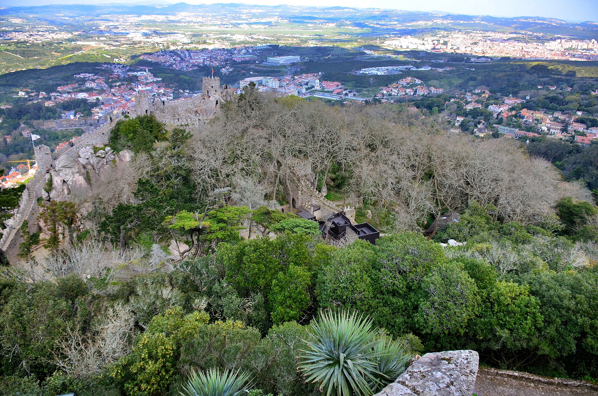 Mağribi Kalesi genel görünüm, Sintra