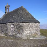 Mont-Saint-Michel köyü ana sokağı