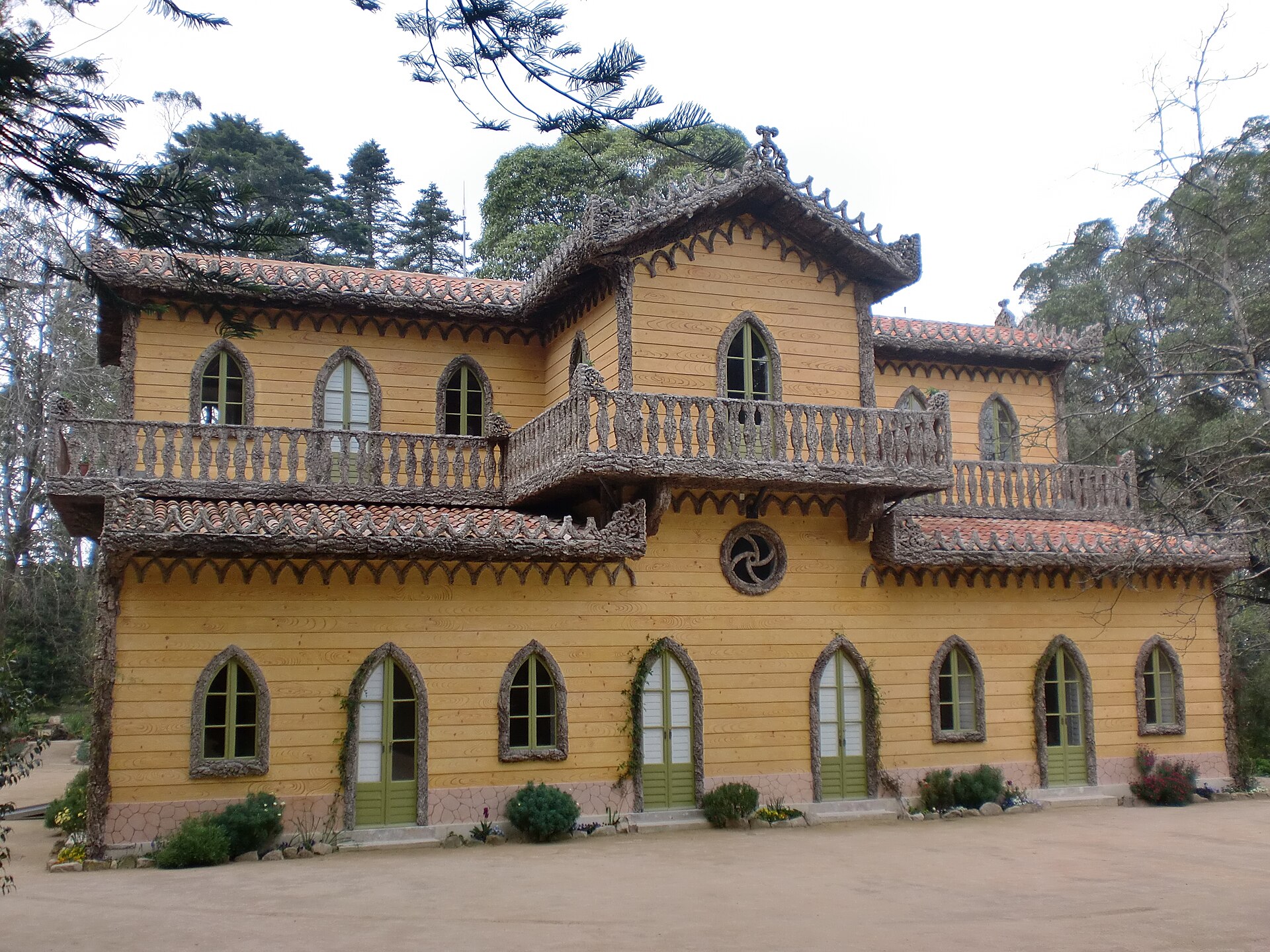 Pena Parkı'ndaki Kontes Edla dağ evi