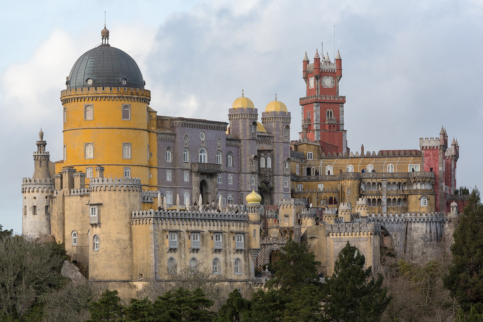 Pena Sarayı genel görünüm, Sintra