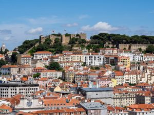 São Jorge Kalesi ve Alfama semti, Lizbon