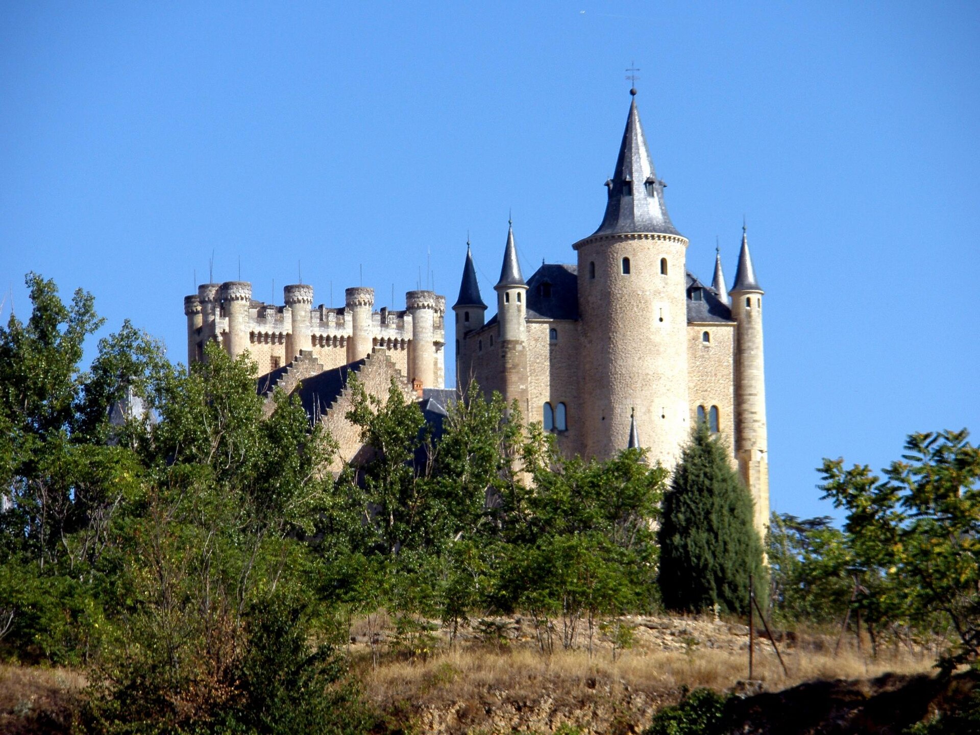 Segovia Alcázar genel görünüm