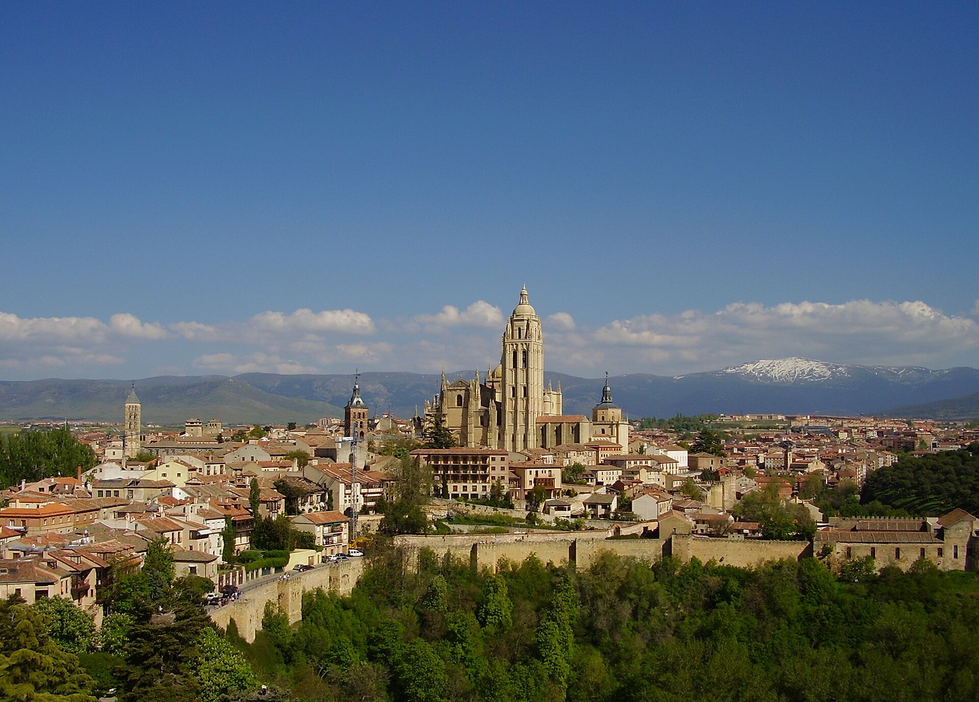 Segovia Alcázar panorama