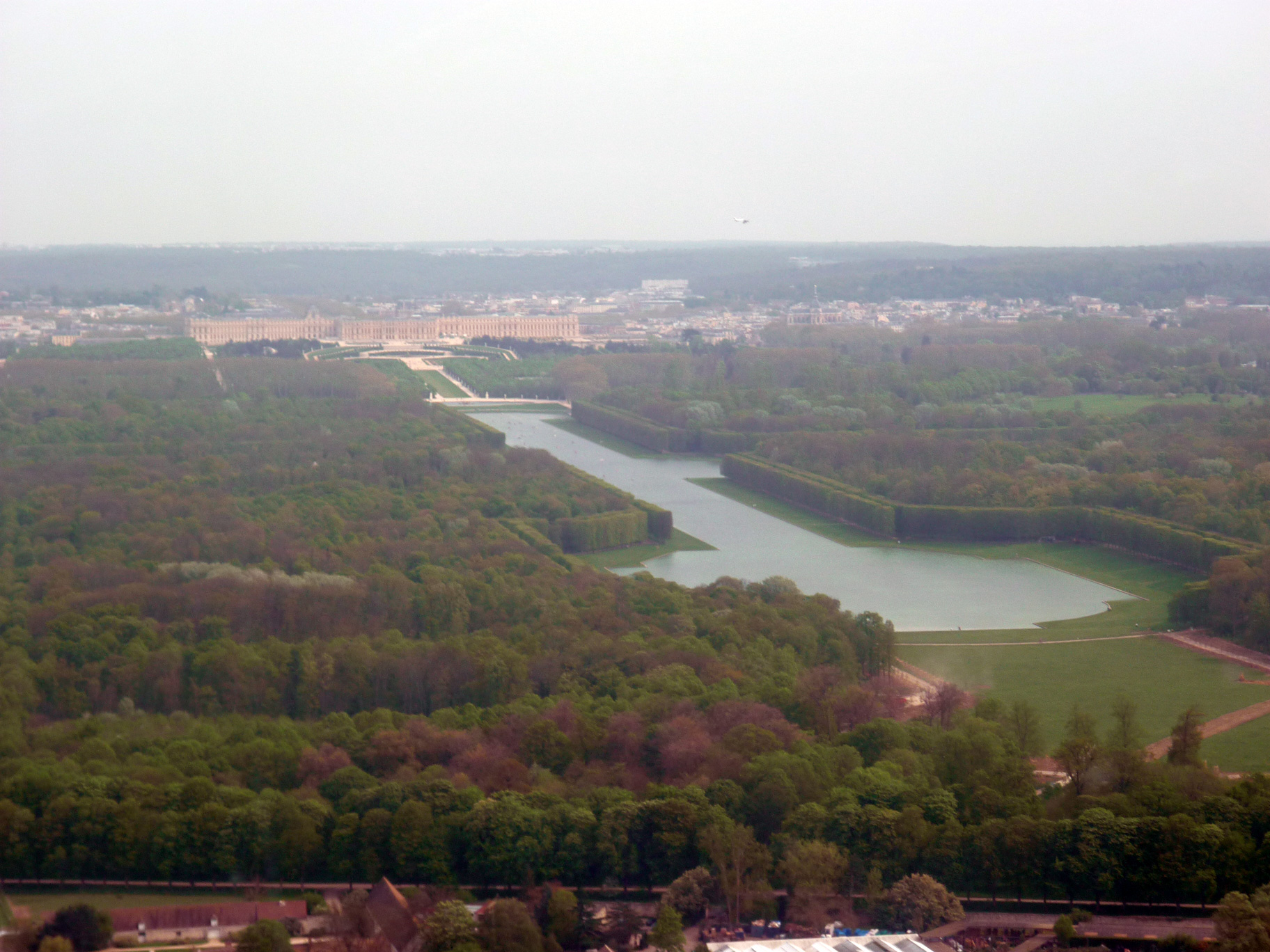 Versailles Sarayı havadan görünüm
