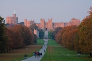 Gün batımında Windsor Kalesi