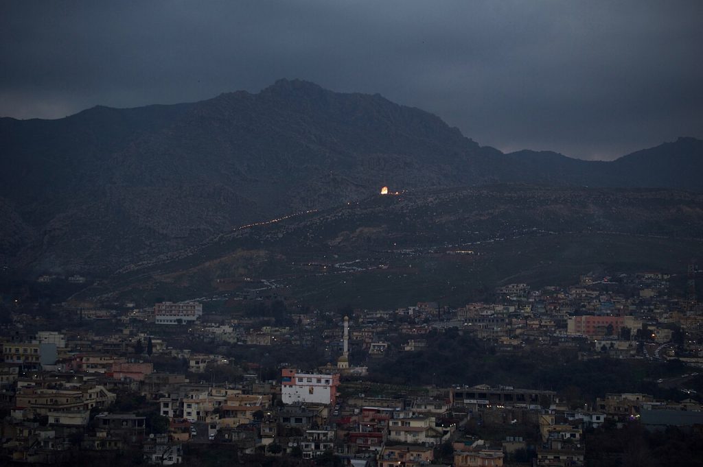 Akre gece manzarası
