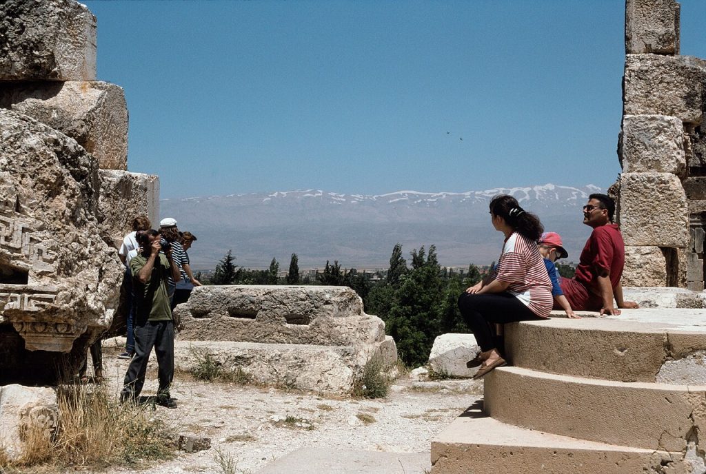 Baalbek Jüpiter Tapınağı büyük avlusu