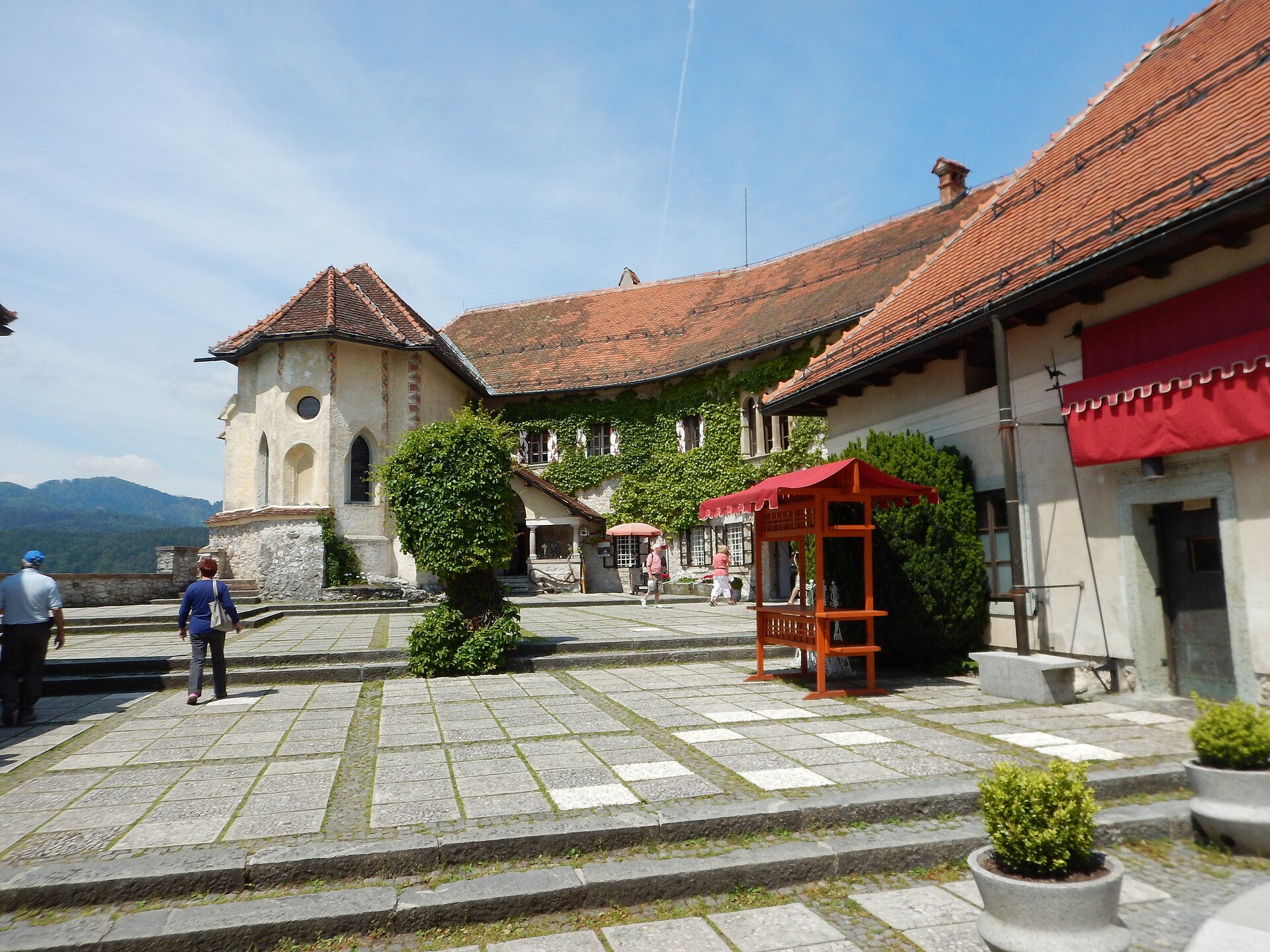 Bled Kalesi iç mekânı