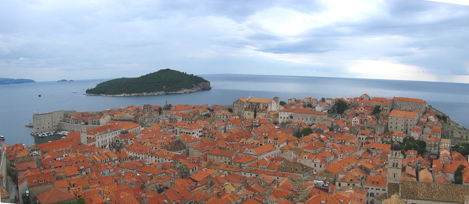 Dubrovnik eski şehir görünümü