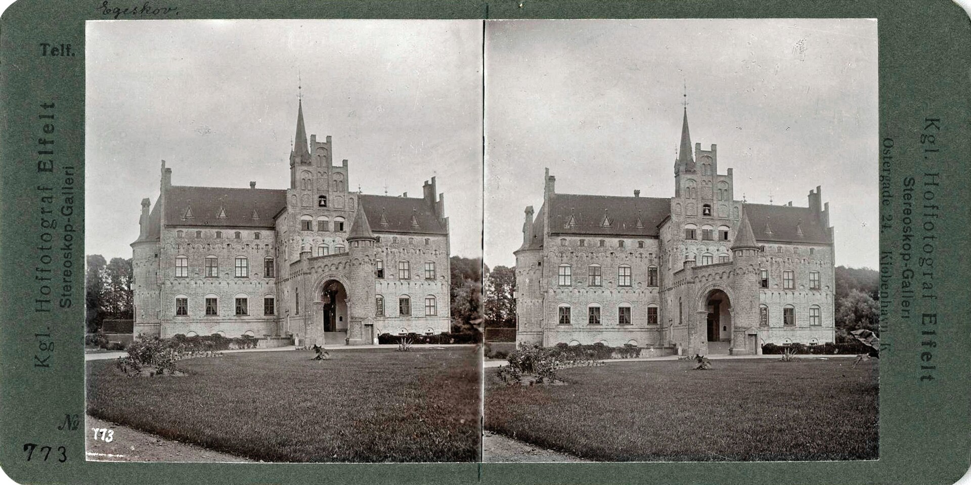 1900 civarında Egeskov Kalesi