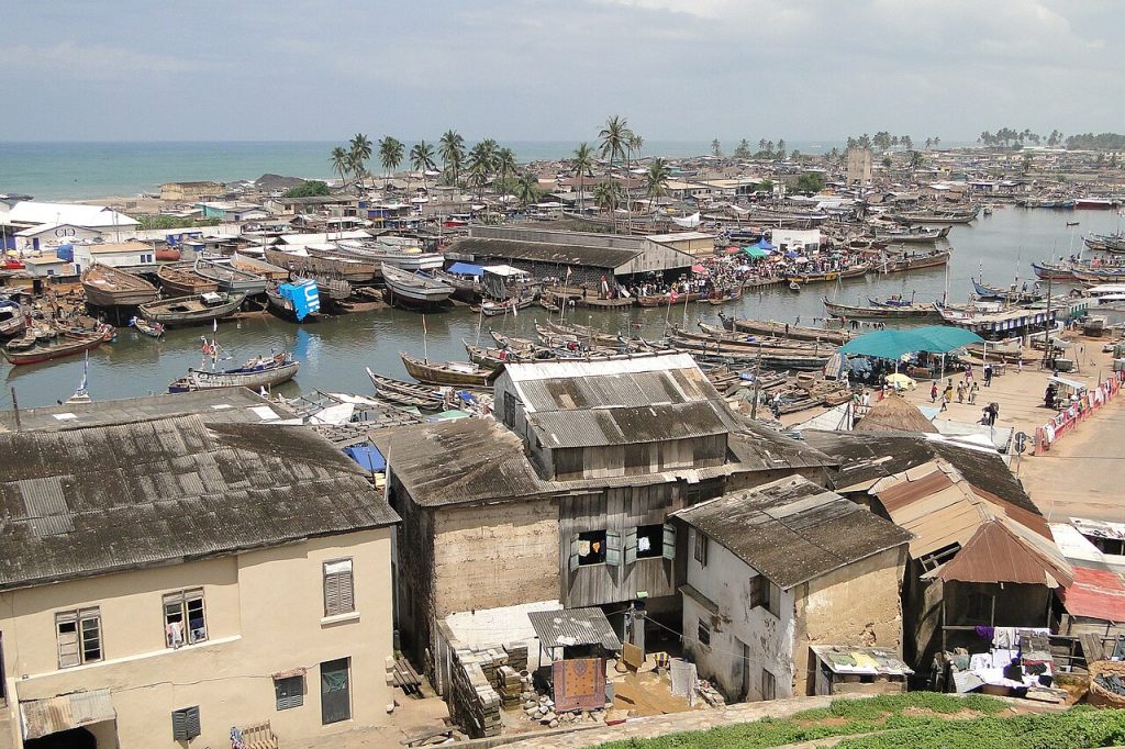 St. Jago Kalesi'nden Elmina ve Benya Lagünü