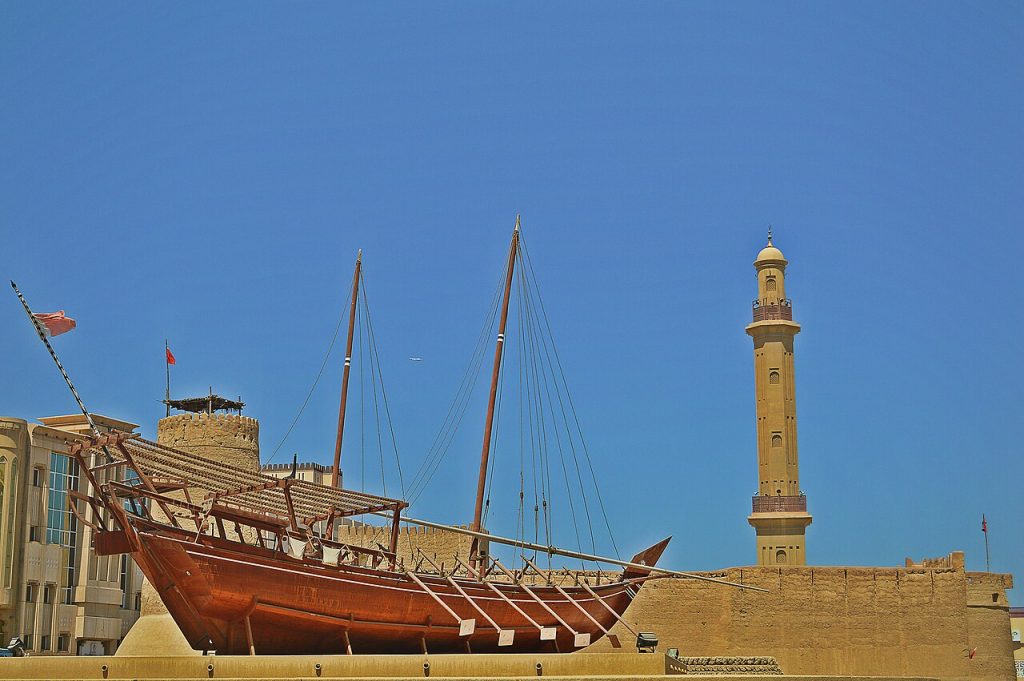 Dubai Müzesi'nde geleneksel tekne