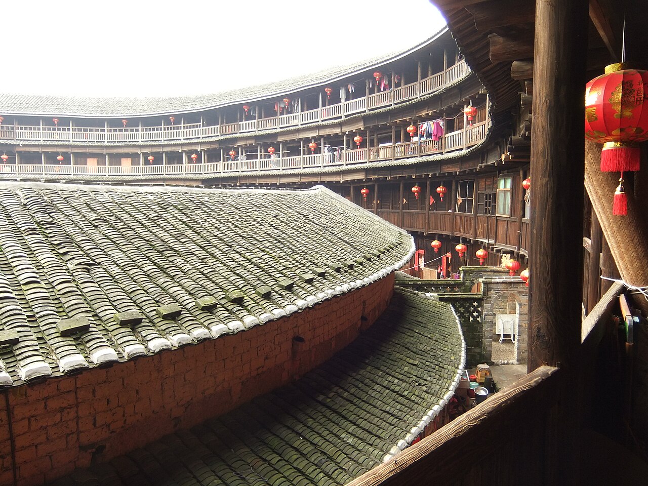 Chengqi Lou'nun iç kısmı