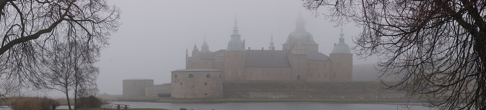 Sis içinde Kalmar Kalesi