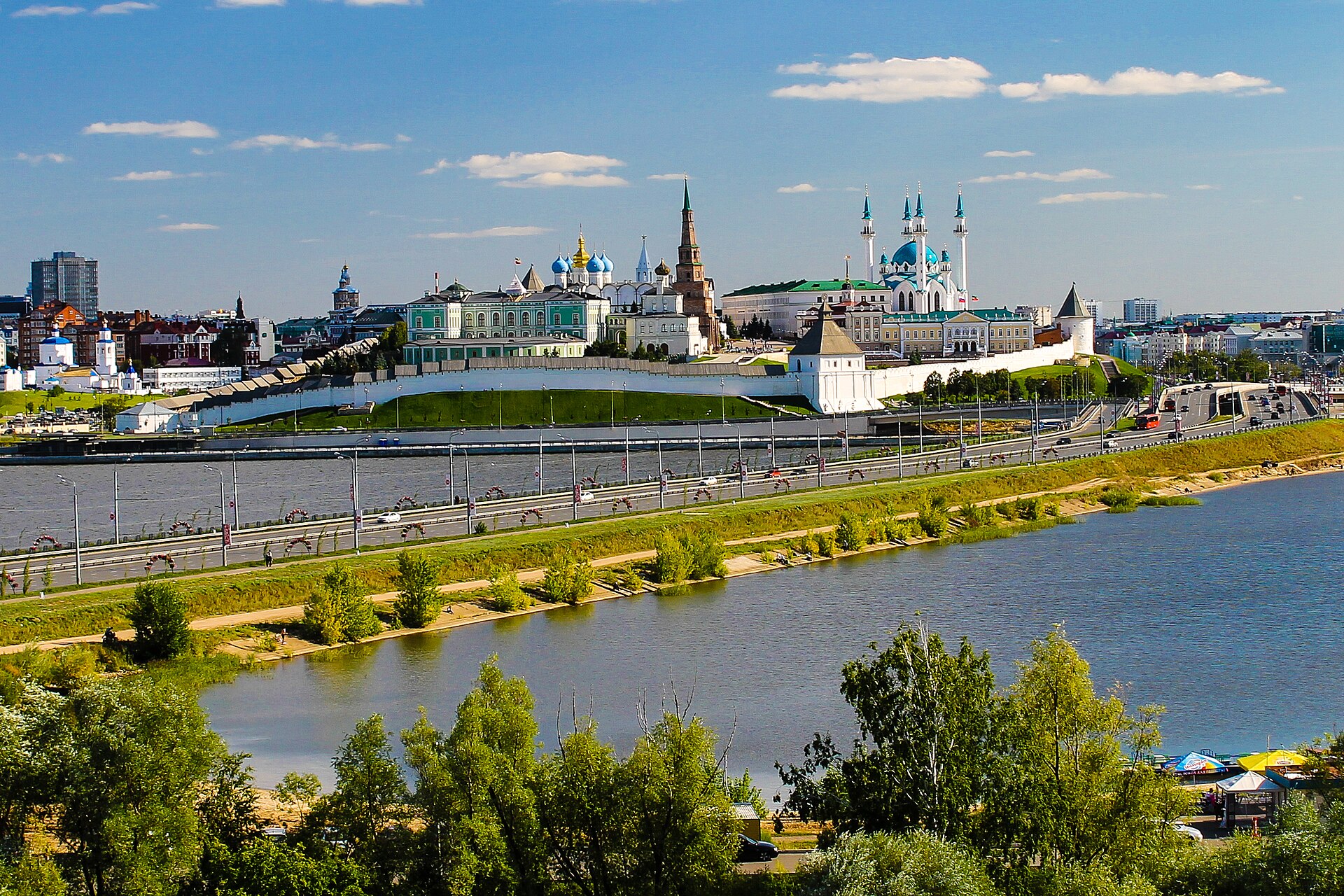 Kazan Kremlini panoraması
