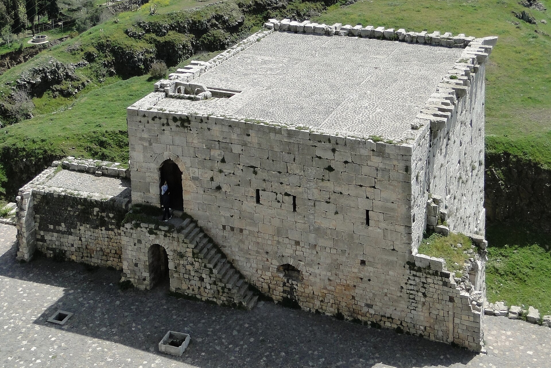 Krak des Chevaliers güney cephesi