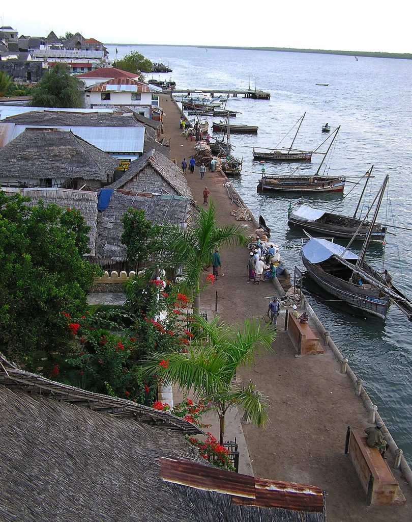 Lamu kıyısı