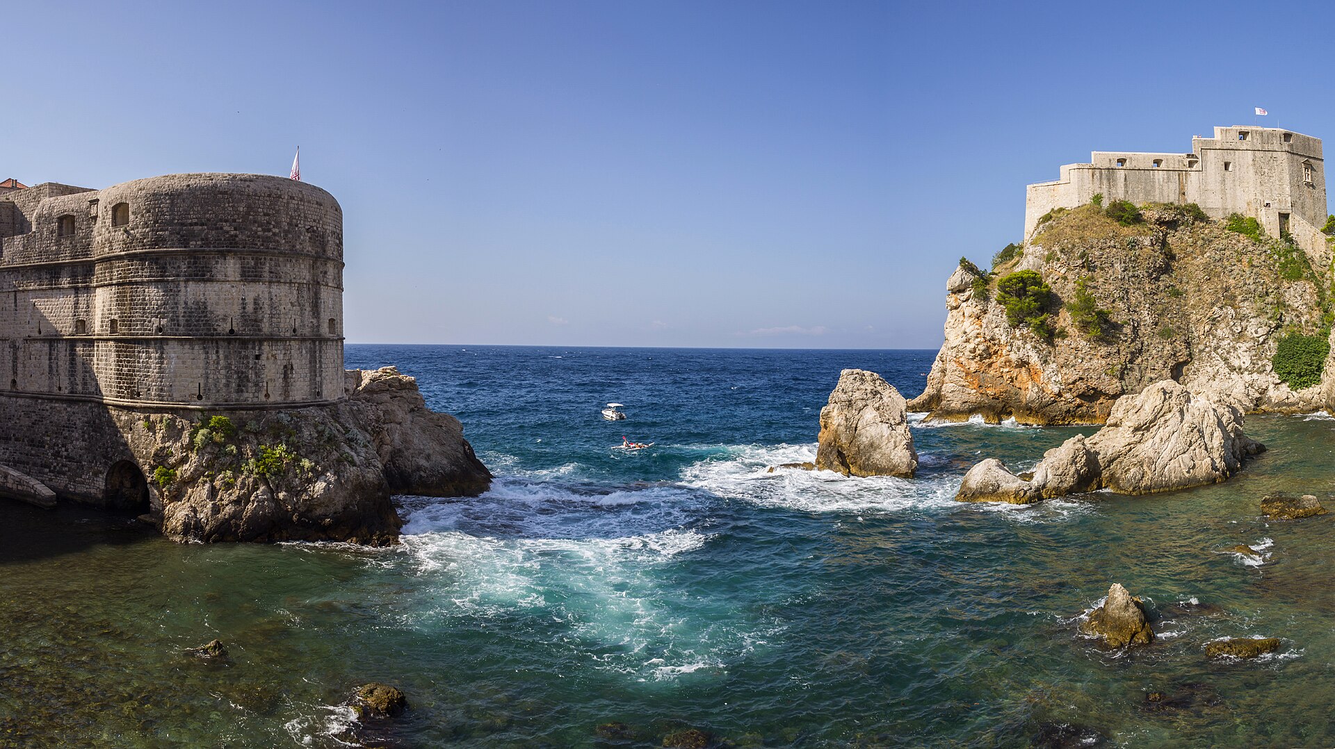 Dubrovnik eski şehrine genel bakış