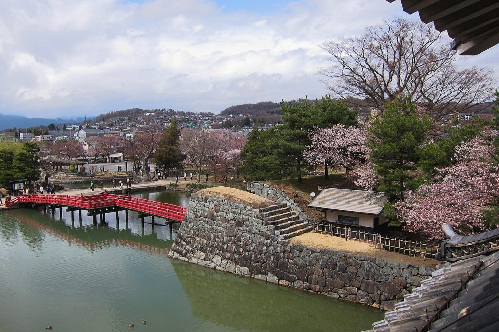 Matsumoto Kalesi hendek köprüsü