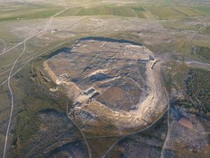 Otrar höyüğü havadan