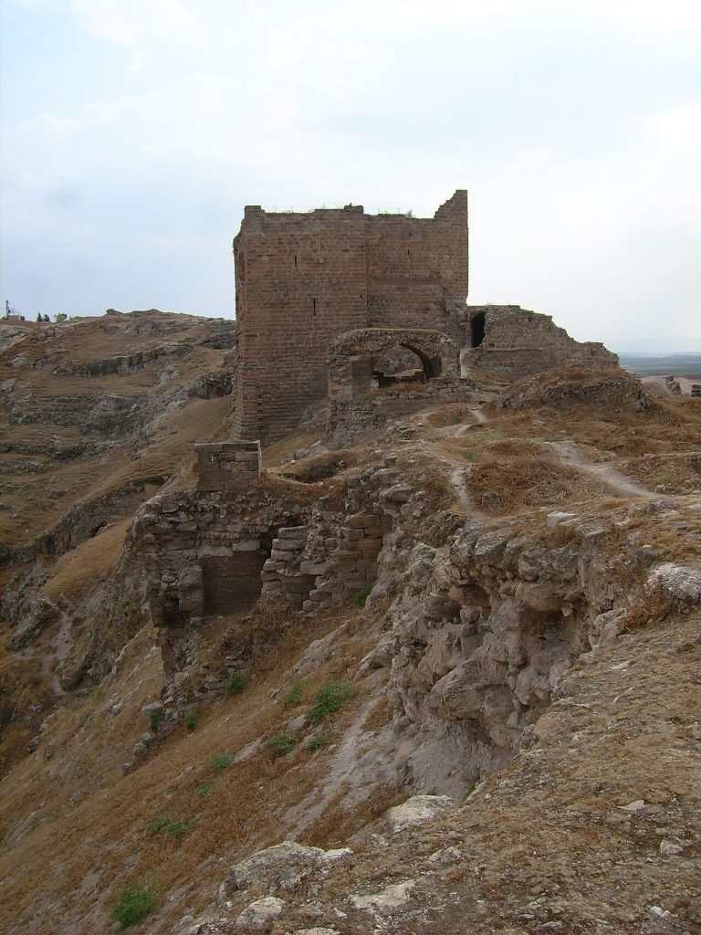 Şayzar Kalesi sarayı kalıntıları
