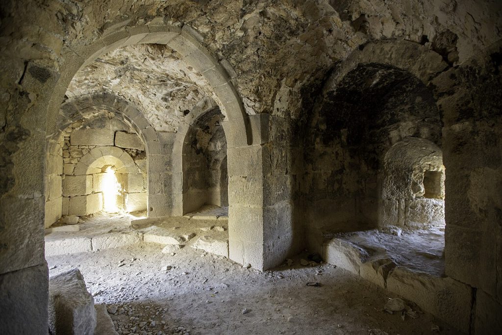 Şobek Kalesi iç mekânı
